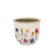 Fleurville Planter with Wild Flowers Motif image