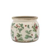 Fraises Planter with Strawberries Motif image