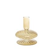 Glass Candlestick Amber image