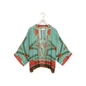 One Hundred Stars Kimono Fleur De Lys Aqua image