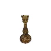 Luce Candle Holder Brown
