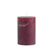 Macon Pillar Candle Rustic Dark Red 90 h