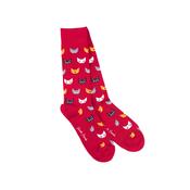 Swole Panda Women's Socks Red Cat image