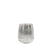 Chic Antique Hurricane With Grindings Glass Small