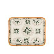 Soap Dish Tropical  Black White &amp; Orange image