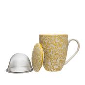 Tea Cup with Tea Strainer Yellow image