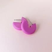 Studio Canty Poppy Mini Hoops Raspberry