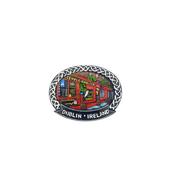 The Temple Bar Pub Front Celtic Resin Magnet #JLM325 image