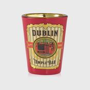 THE TEMPLE BAR DUBLIN VINTAGE RED SHOT GLASS image