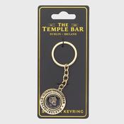 The Temple Bar Collection Black Spinner Keyring image