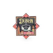 VINTAGE - DUBLIN HA'PENNY BRIDGE BLACK MAGNET