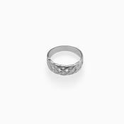 Trinity College Dublin Sterling Silver Celtic Knot Ring - Silver / 8 image