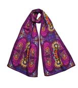 Jennifer Rothwell - Man and Eagle Long Scarf - Fuschia image