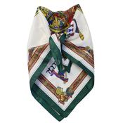 Book of Kells Square Signature Scarf Bottle Green/Red/Purple image