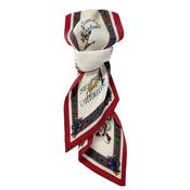 Book of Kells Crinkle Signature Scarf Wine/Purple/Bottle Green image