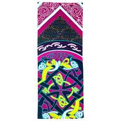 Celtic Elegance  Large Scarf - Cerise Pink &amp; Lime image