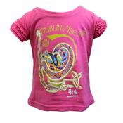Book of Kells Celtic Swirl Frill T-shirt Pink - Age 9-10 image