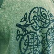 Book Of Kells  Celtic Knot T-Shirt Moss Green - L image