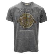Book of Kells Celtic T-shirt Grey Grindle Ireland - M image