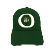 Bottle Green Book of Kells Letter O Baseball Cap