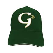 Bottle Green Book of Kells Letter G Baseball Cap image