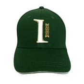 Bottle Green Book of Kells Letter I Baseball Cap image