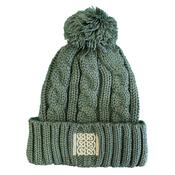 Celtic Knot Thyme Green Bobble Hat image