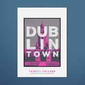 Town Trinity College Dublin Print - A3 image