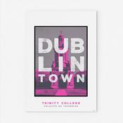 Town Trinity College Dublin Print - A4 image