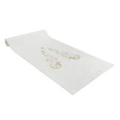 Book of Kells Mirabile Table Runner Irish Linen White image
