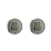 Solvar Sterling Silver Celtic Stud Earrings image