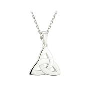Silver Small Trinity Knot Pendant image