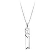 Trinity College Dublin Sterling Silver Door Pendant Rectangle image