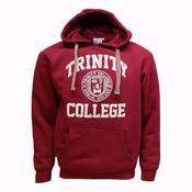 Trinity College Dublin Crest Hoody Burgundy &amp; White - XS image