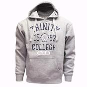 Trinity College Dublin 1592 Hoody Grey Marl And Navy - S