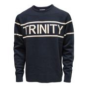 Trinity College Dublin Knitted Jumper Navy &amp; Natural - M