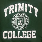 Trinity College Dublin Crest Hoody Bottle Green - L