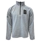Trinity Premium Micro Fleece 1/4 Zip - Grey Marl - XL image