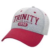 Trinity College 1592 Performance Baseball Cap Grey Marl/Burgundy image