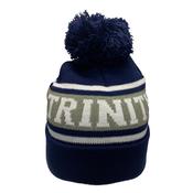 Trinity Turn-Up Bobble Hat - Navy &amp; Grey image