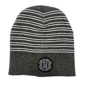 Trinity Stripe Grindle Beanie - Grey &amp; White image