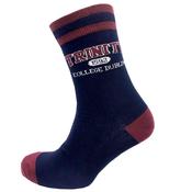 Trinity College Dublin Sock Navy &amp; Burgundy image