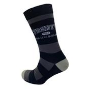 Trinity Stripe Sock - Black &amp; Grey image