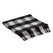 Trinity College Dublin Oscar Wilde Avoca Scarf Black Grey &amp; White image