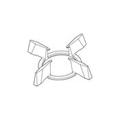grid, pan support, triple crown burner,