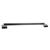 handle, door, mat black, 480mm