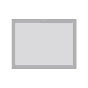 High-Temperature Door Glass - 524X402mm