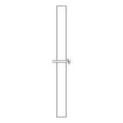 Sealing strip,Back panel,485x6mm