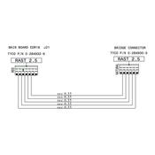 harness, main electronic board, humidity sensor, J21, 750mm
