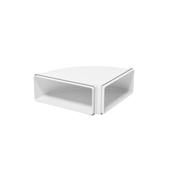 Horizontal Curve Rectangular 90° (220x90mm) - M2CKCF04U